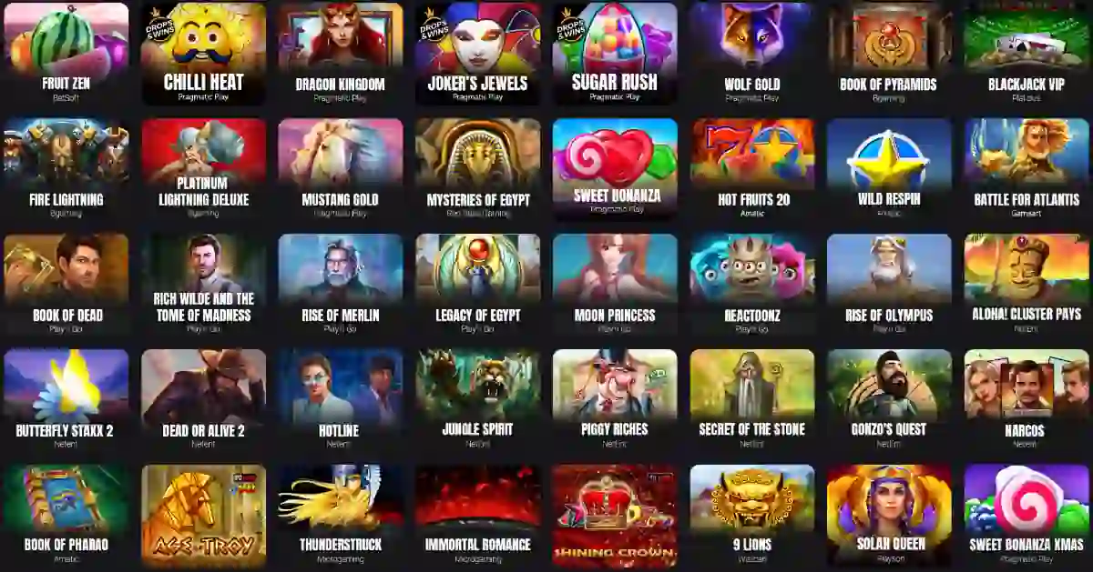 Homepage of the website