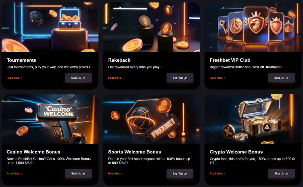 Gambling games selection